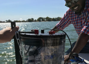 Water research on the lake