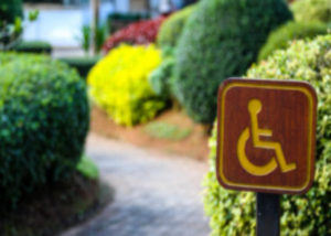 Handicap accessible outdoor garden