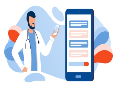 Patient consultation to the medical professional via smartphone